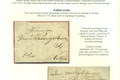Latvia. Postmarks and postal routes of the pre-stamp period. Frame 5