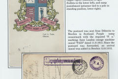 Prisoners of the Great War Send Home Picture Postcards Frame 6