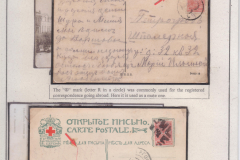 Russian Mute Cancels and Registration in WWI. Fragment of the Research Collection Frame 2