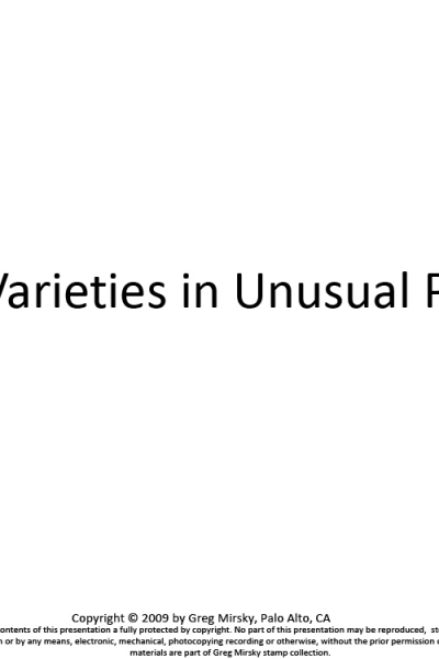 Russian Stamps: Look beyond filling spaces…