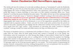 Soviet Clandestine Mail Surveillance 1917-1941 Frame 1